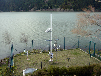 Estação Meteorológica na Lagoa das Furnas