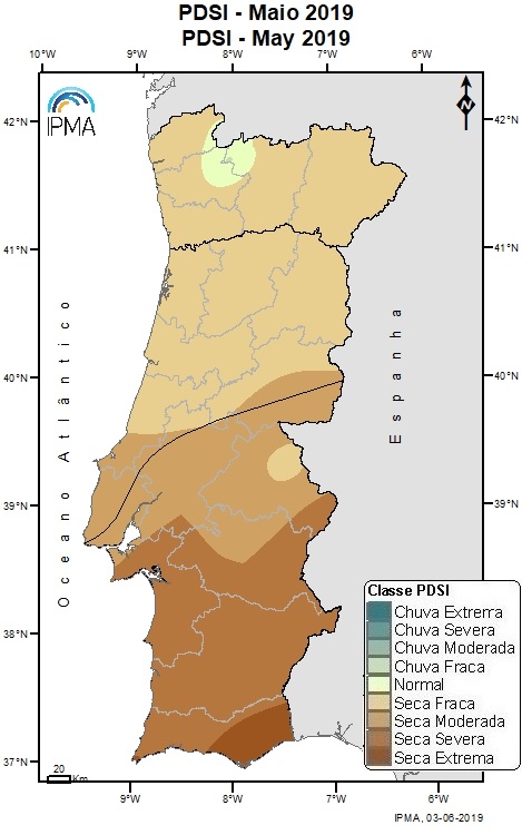 Figura 3: Índice de seca PDSI