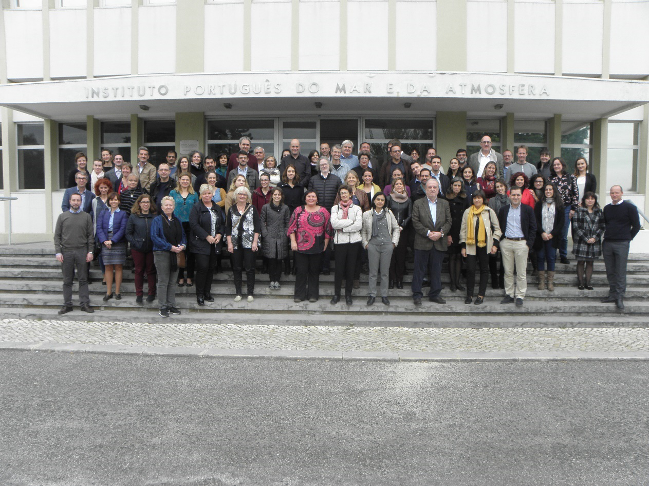 Members from the SEAFOODTOMORROW consortium at the project kick-off meeting at  the IPMA Headquarters in Lisbon, November 2017