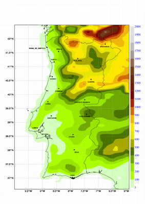 orografia ECMWF Continente