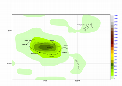 orografia ECMWF Madeira