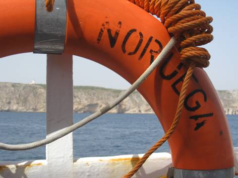 campanha do projeto BIOMETORE a bordo do N/I Noruega.