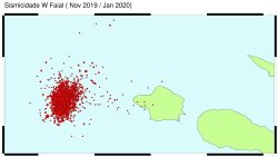 Mapa sísmico Faial - Açores