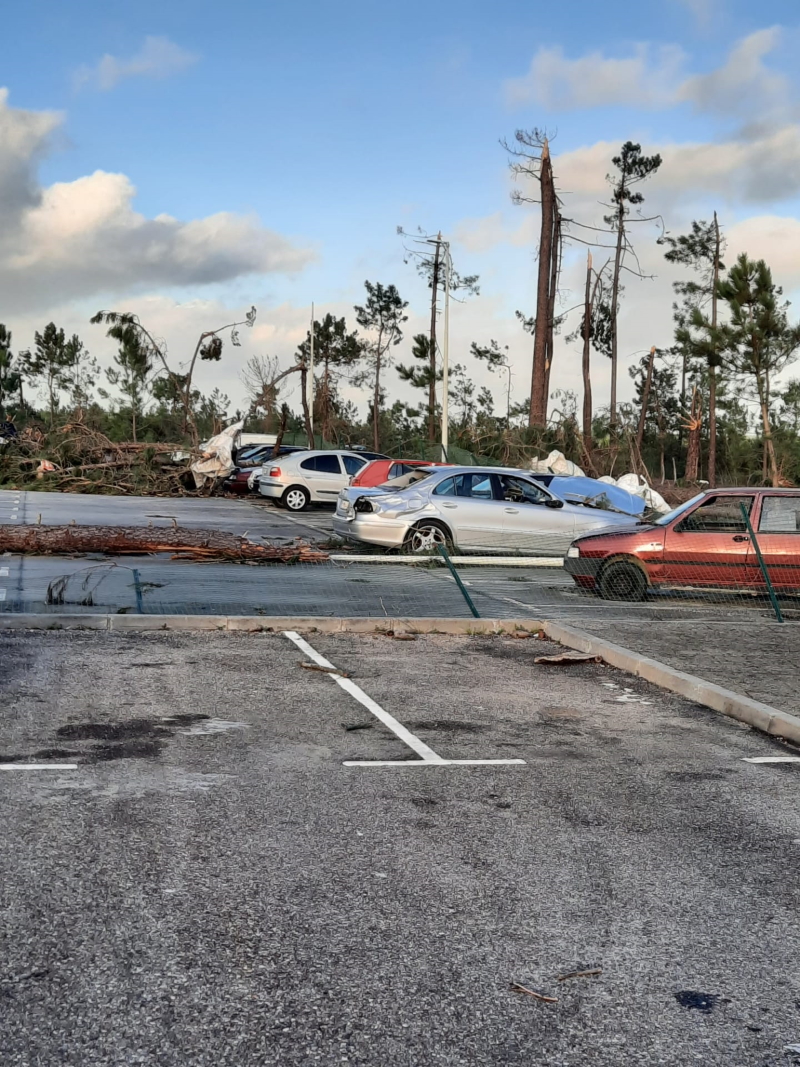 Tornado Foros de Salvaterra, 24 de dezembro, imagem de Manuel Bolieiro