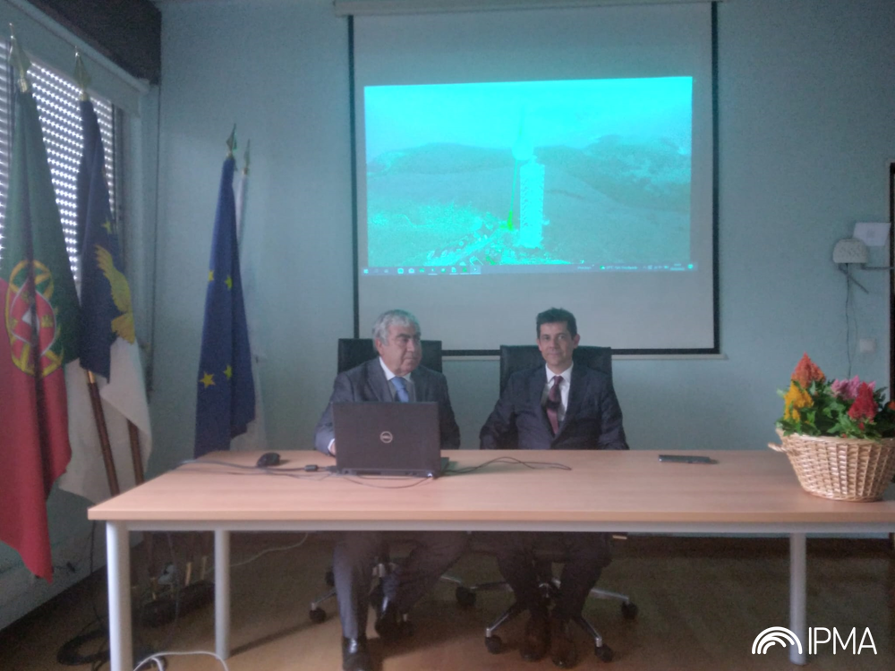 Victor Prior (esq.) e Carlos Ramalho (dta.), Delegados Regionais do IPMA na Madeira e Açores, respetivamente.