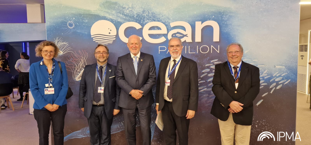 IPMA team; Secretary of State for the Sea; and UN Special Envoy for the Ocean