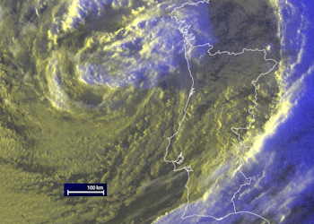 Figura 1: depressão pós-tropical Gabrielle